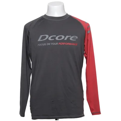 Underställströja (Grå, Röd) från Dcore Elastan, Polyester