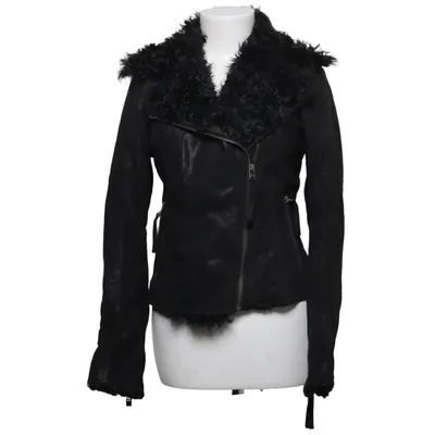 Shearlingjacka (Svart) från Frontrow Skinn, Polyester