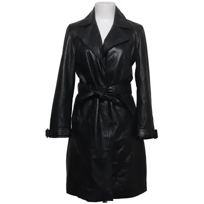 Leather coat (Black) from 2NDDAY Leather, Polyester