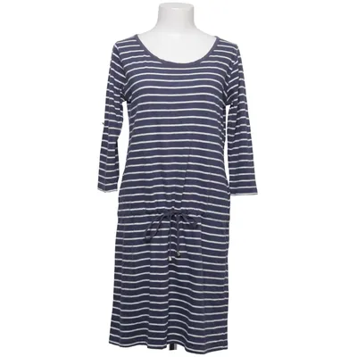 Jurk (Blauw, Wit) van Marie Lund Katoen