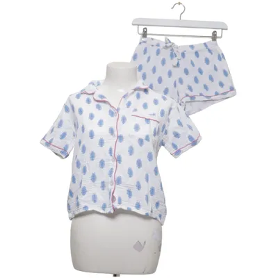 Pyjama (Blanc, Bleu) de Natura Coton