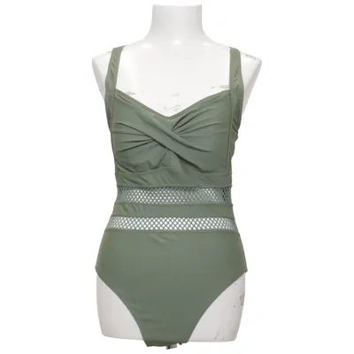 Maillot de bain une pièce (Vert) Élasthane, Polyamide