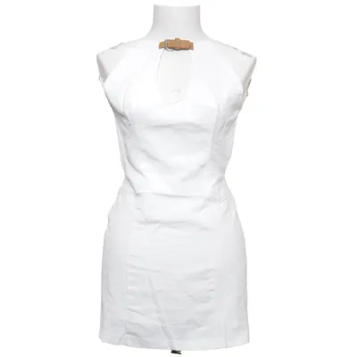 Dress (White) from Zara Cotton, Linen, Viscose