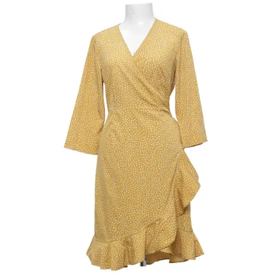 Wikkeljurk (Geel, Wit) van Vero Moda Polyester