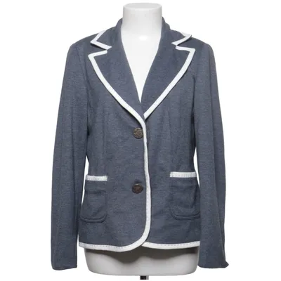 Blazer (Bleu, Blanc) de Kirsten Élasthane, Polyester, Viscose