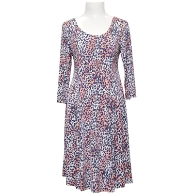 Jurk (Roze, Blauw, Wit) van Joy s Elastaan, Polyester