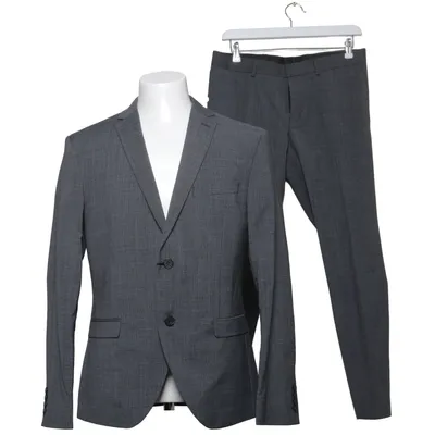 Suit (Gray) from Isaac Dewhirst Elastane, Polyester, Wool