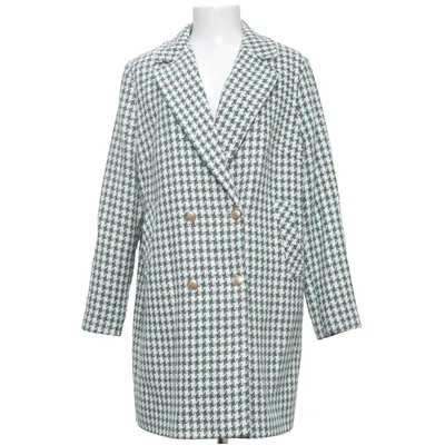 Mantel (Grün, Weiß, Blau) von More & More Polyester