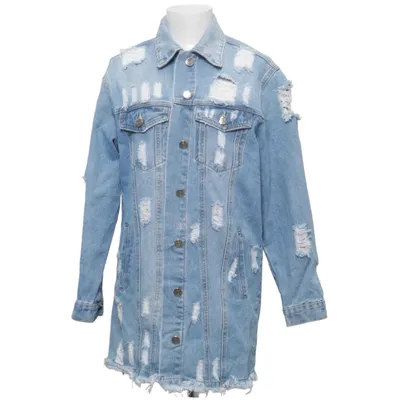 Spijkerjas (Blauw) van Hello Miss Katoen, Elastaan