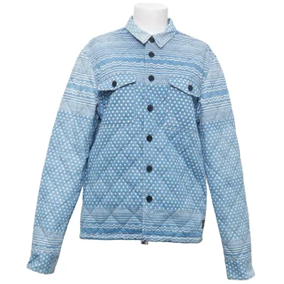 Jacket (Blue, White) from Kings of Indigo Organic cotton