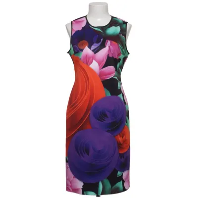 Kleid (Schwarz, Mehrfarbig) von Clover Canyon Elasthan, Polyester, Polyurethan