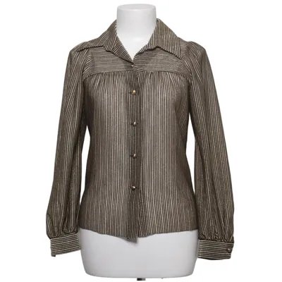 Shirt (Black, Gold) from Margita Acrylic, Polyester