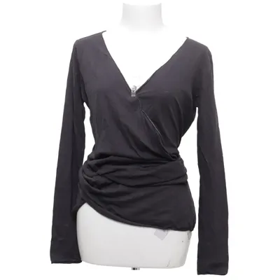 Wrap blouse (Black) from Mandala Organic cotton