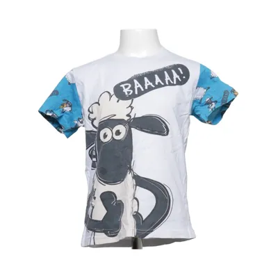 T-shirt (Hvid, Sort, Blå) fra Shaun the Sheep