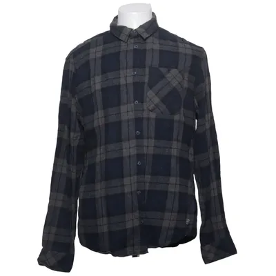 Chemise en flanelle (Bleu, Gris) de Blend Denim Coton
