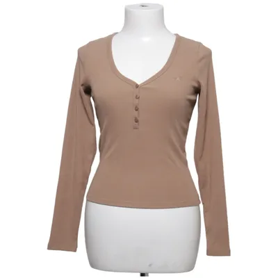 Henley T-shirt (Beige) fra Hollister