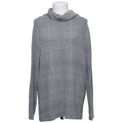 Pul à col roulé (Gris, Blanc) de Pure Instinct Élasthane, Polyester, Viscose