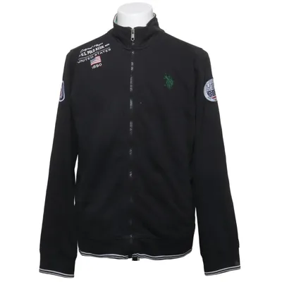 Cardigan (Noir) de U.S. Polo Assn. Coton, Polyester