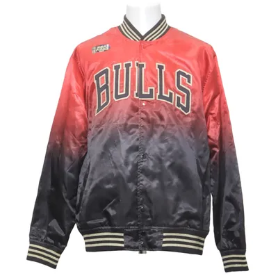 Varsity-jack (Rood, Zwart) van Hardwood Classics x Mitchell & Ness Polyester