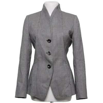 Blazer (Gray, Black) from Sportmax Cupro, Elastane, Wool