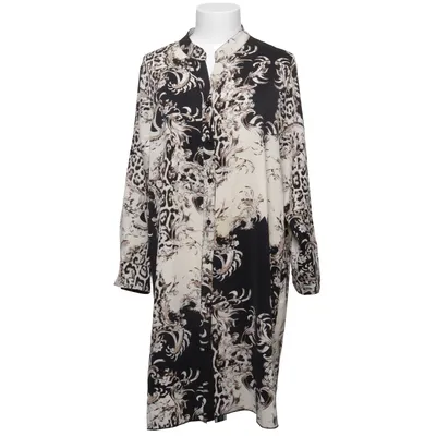 Shirt dress (Black, Beige, Multicolored) from Menglu Polyester