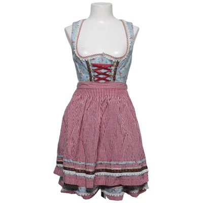 Dirndl (Blauw, Rood, Wit) van Krüger Madl Katoen, Polyester