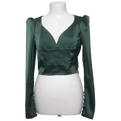 Bluse (Grün) von Chloé B x NA-KD Elasthan, Polyester