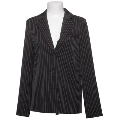 Blazer (Black, White) from Donna Romina x NA-KD Elastane, Polyester