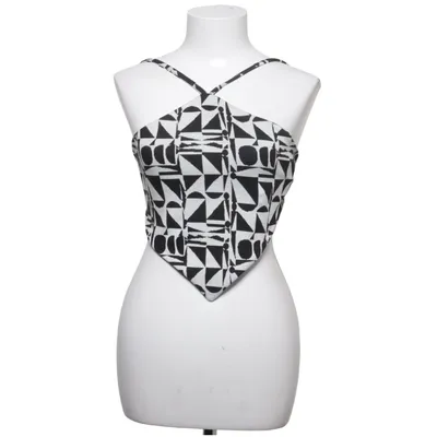 Crop top (Jacquard Halterneck Singlet) från NA-KD Polyester, Viskos
