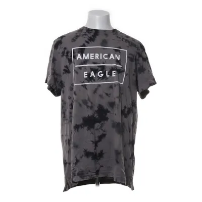 T-shirt (Gray, Black) from American Eagle Outfitters Cotton, Elastane