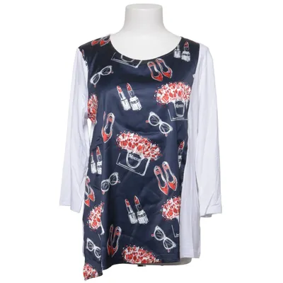 Top (Wit, Blauw, Rood) van Mocca Elastaan, Polyester, Viscose