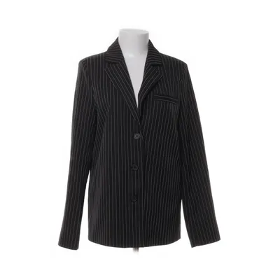 Blazer (Zwart, Wit) van Donna Romina x NA-KD Elastaan, Polyester