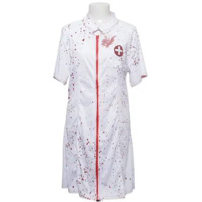 Fancy dress (White, Red) from Widmann Polyester