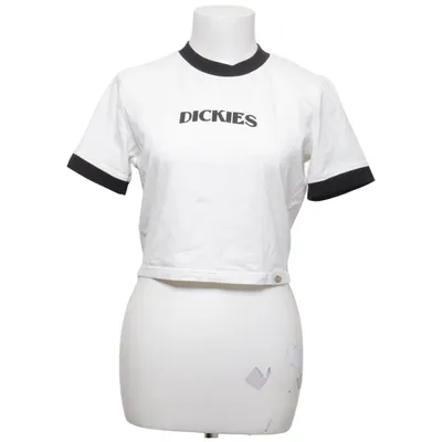 T-shirt (White, Black) from Dickies Cotton, Elastane