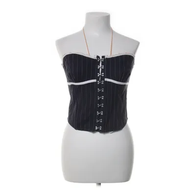 Corset (Bleu, Blanc) Coton, Lin, Polyamide, Polyester, Viscose