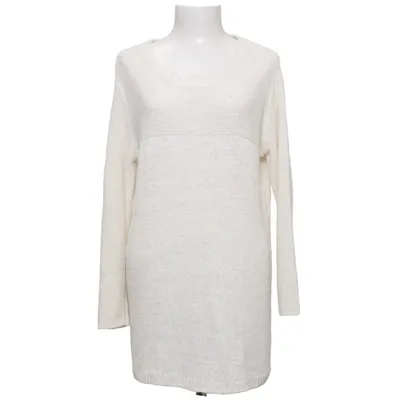 Sweater (White) from Size 8 Needle Acrylic, Polyamide