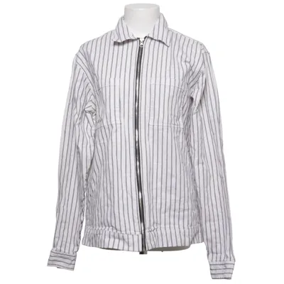 Overshirt (White, Blue) from Nerve Cotton, Elastane