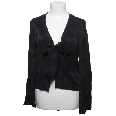Blouse portefeuille (Noir) de Djerf Avenue Cupro, Viscose