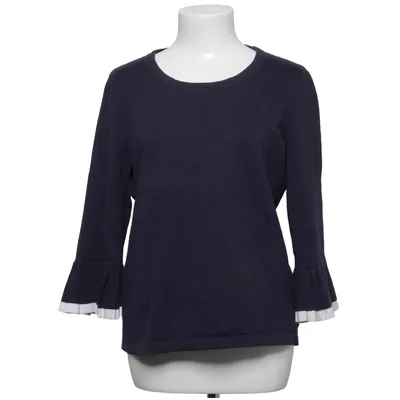 Haut (Bleu, Blanc) de Alba Moda Coton, Polyamide, Viscose