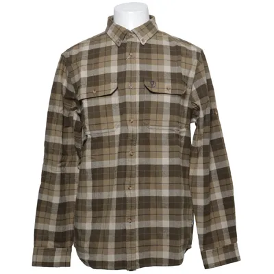 Flannel skjorte (Grøn, Hvid, Flerfarvet) fra Fjällräven Bomuld, Polyester