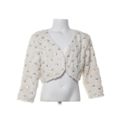 Kofta (Vit, Silverfärgad) från Kids by Lindex Polyester