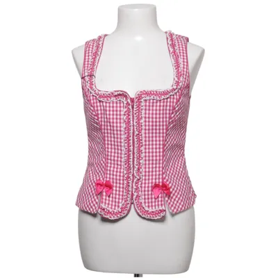 Dirndl blouse (Roze, Wit) van Krüger Madl Katoen, Polyester