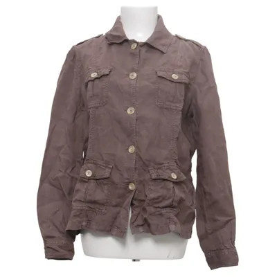 Safari jacket (Brown) from 120% Lino Linen