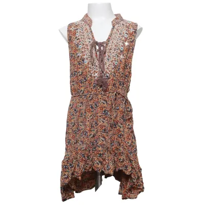 Dress (Orange, Multicolored) from Nostalgia Viscose