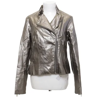 Biker jacket (Gray) from Esmara by Heidi Klum Polyester, Polyurethane, Viscose