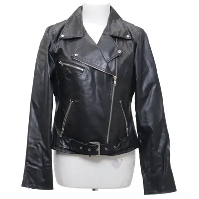 Veste de motard (Noir) de Livelo Attitude Cuir, Polyester
