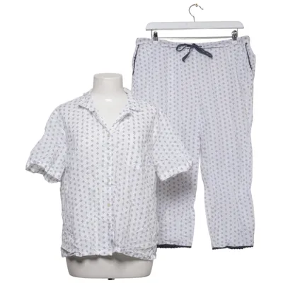 Pyjama (Weiß, Blau) von Beacan Cove Baumwolle