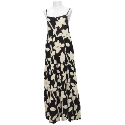 Maxikjole (Sort, Hvid) fra Monoprix Femme Viscose