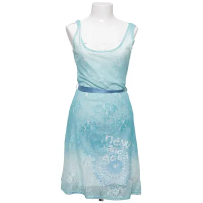 Klänning (Blå, Vit) från Desigual Bomull, Polyester