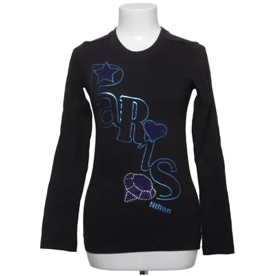 Långärmad t-shirt (Svart, Blå, Rosa) från Paris Hilton Bomull
